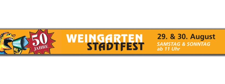 Stadtfest in Weingarten feiert 50-jährigen Geburtstag