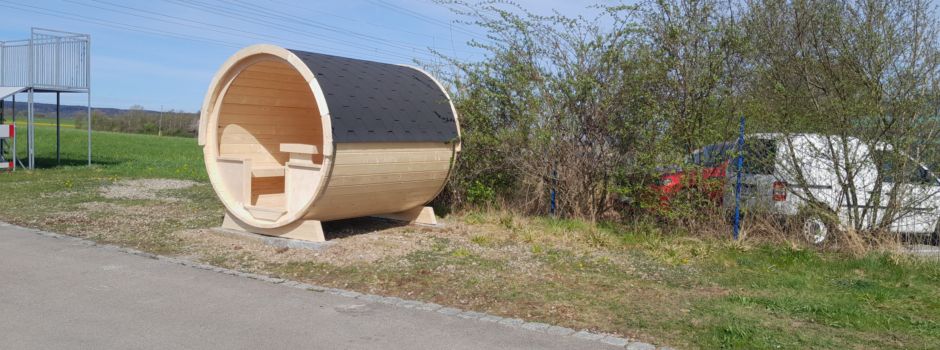 Sitzfass beim Skaterplatz