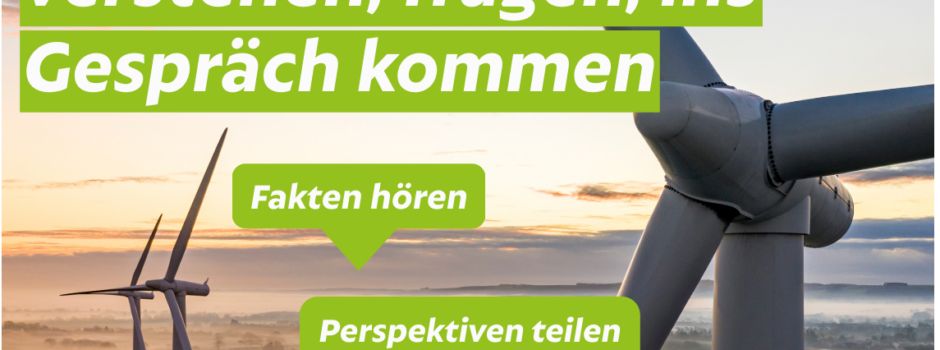 Veranstaltung „Wind im Dialog – verstehen, fragen, ins Gespräch kommen“ am 20. November im Haus Rubina Regensburg