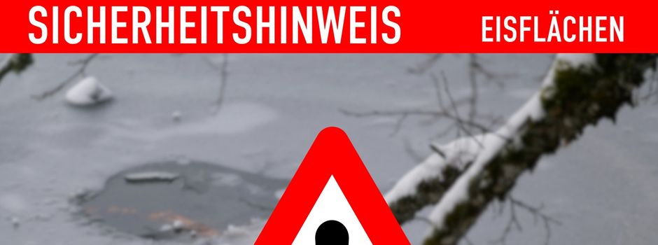 Sicherheitshinweis - Eisflächen
