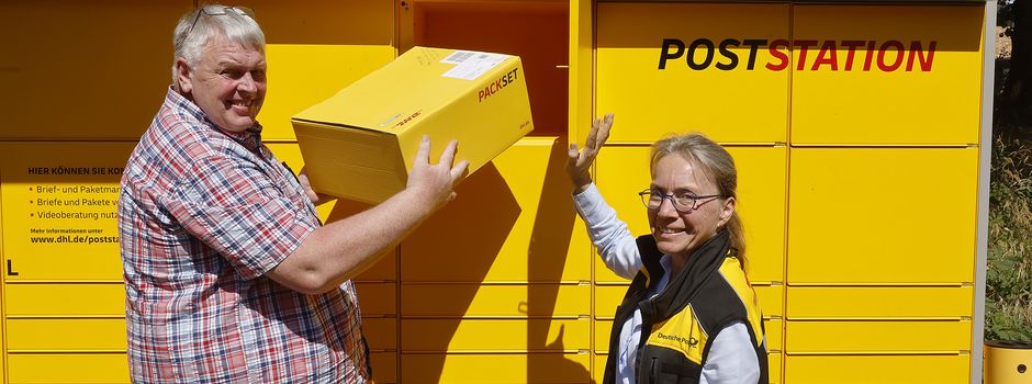 DHL-Poststation ab heute in Betrieb