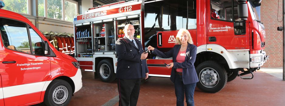 „Schlüsselerlebnis“ bei der Schneverdinger Feuerwehr: Zwei neue Fahrzeuge