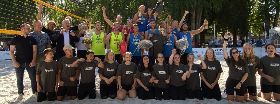 Beachvolleyball: Team Kaiser/Wegner bringt den Westdeutschen Meistertitel erneut nach Mondorf