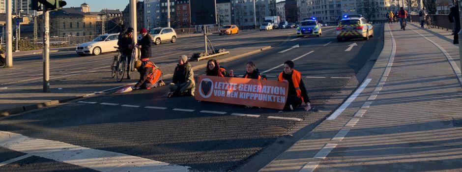 Mega-Stau im Mainzer Berufsverkehr: Klima-Kleber blockieren Alicenbrücke