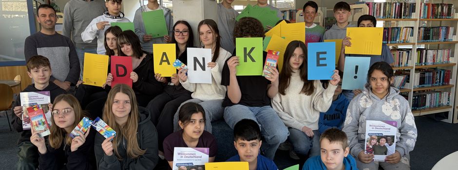 Spende der Stiftung „Sonnenblume“ unterstützt DaZ‑Kurse an der Von‑Zumbusch‑Gesamtschule