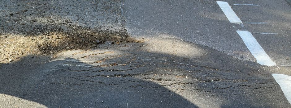 Dotzheimer Straße wegen Hitzeschäden zum Teil gesperrt