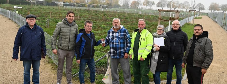 Neue Kleingarten-Anlage in Worms an Pächter übergeben