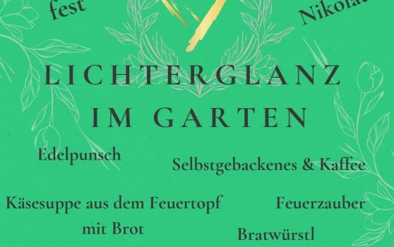 Lichterglanz im Garten am 22.11.2025