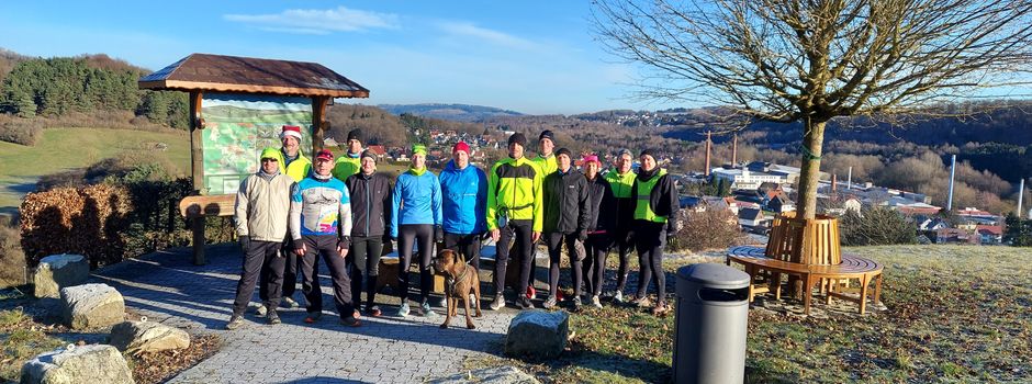 Viel Sonne aber kalt beim Weihnachtslauf um Friedrichsbrück