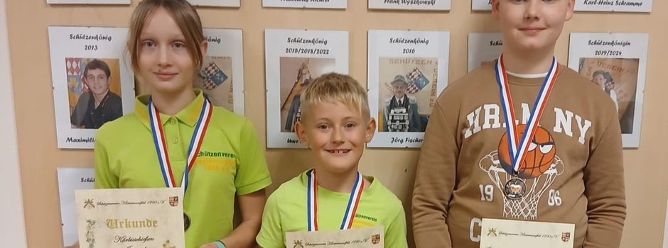 Sieger beim Kürbis-Schießen