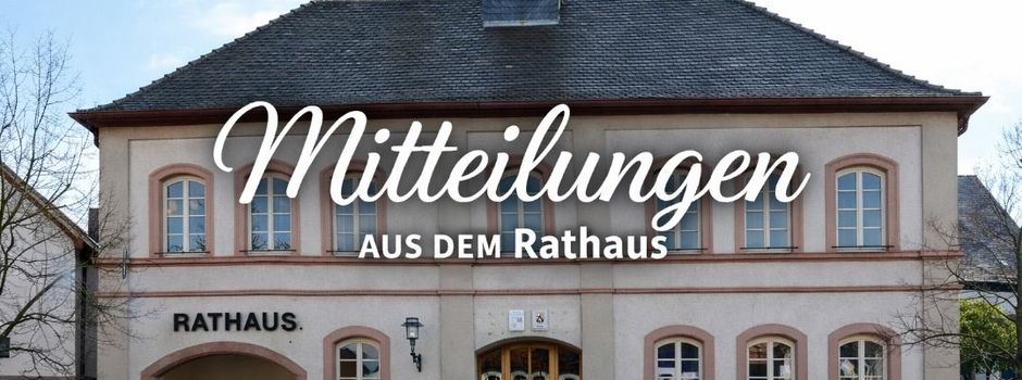 Mitteilungen der Bürgermeisterin
