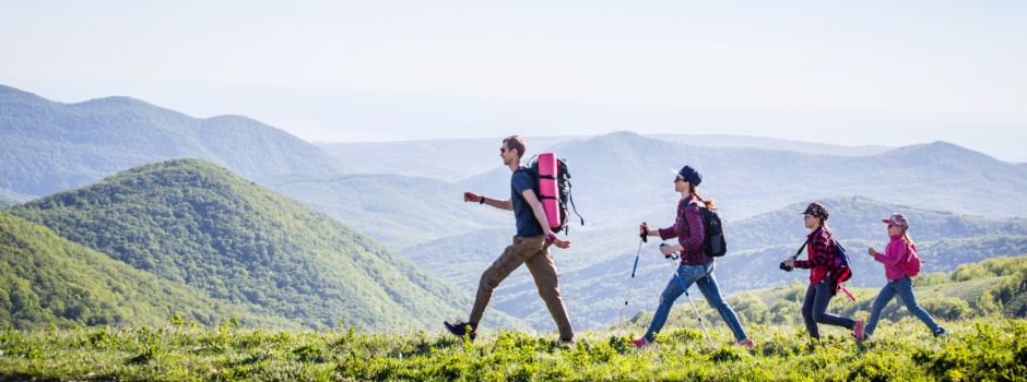 Wandern in der Region mit Rhenser