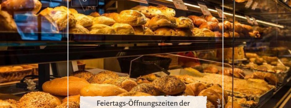 Fronleichnam: Öffnungszeiten der Bäckereien