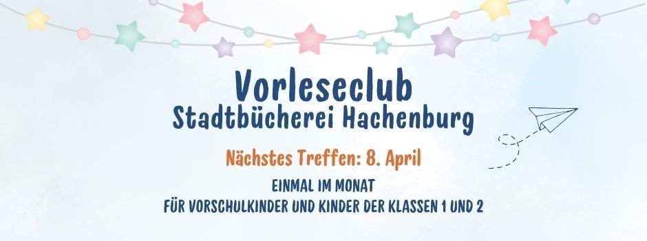 Leseclub jetzt auch für Vorschulkinder