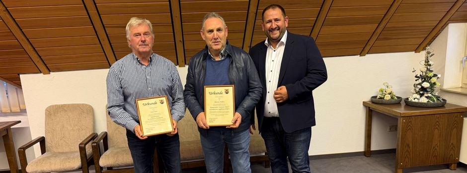 Gemeinde Molbergen ehrt Vizeweltmeister Josef Tewes und Europameister Antonius Wulfers