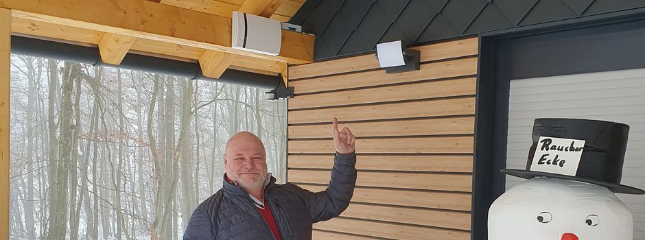 Alarmanlage für die Grillhütte