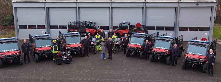 Kreis Gütersloh stellt zehn neue Einsatzfahrzeuge vor und stärkt damit die Gefahrenabwehr in Krisenlagen