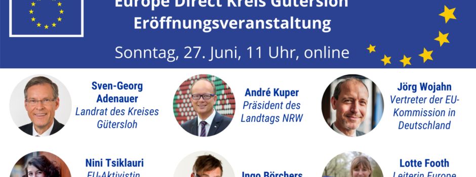 Europe Direct im Kreis Gütersloh bleibt bis Ende 2025 bestehen