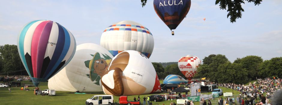 Ballonfestival 2025: Trotz Wind ein Höhenfest für die ganze Familie