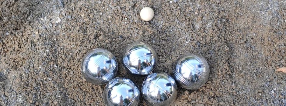 Einweihung Boule-Bahn