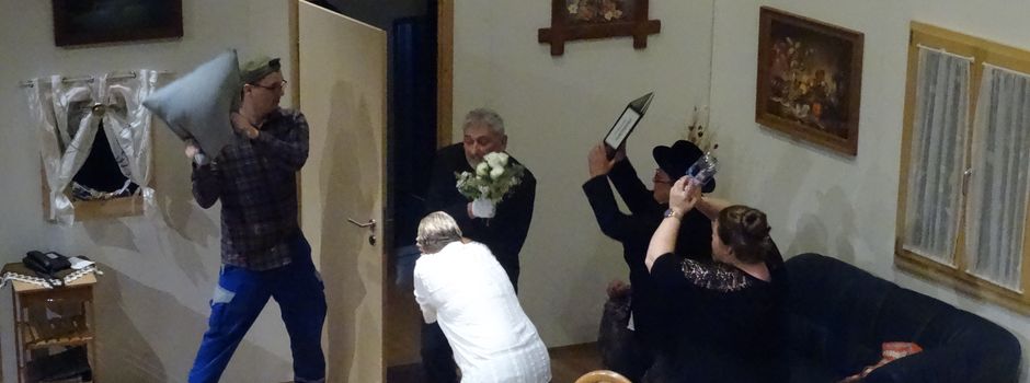 Schaukelstuhl kurz vor Premiere