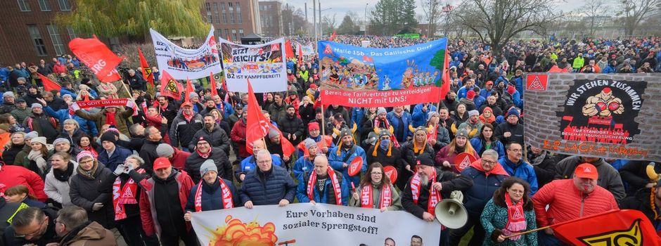 Flächendeckender Warnstreik setzt VW unter Druck