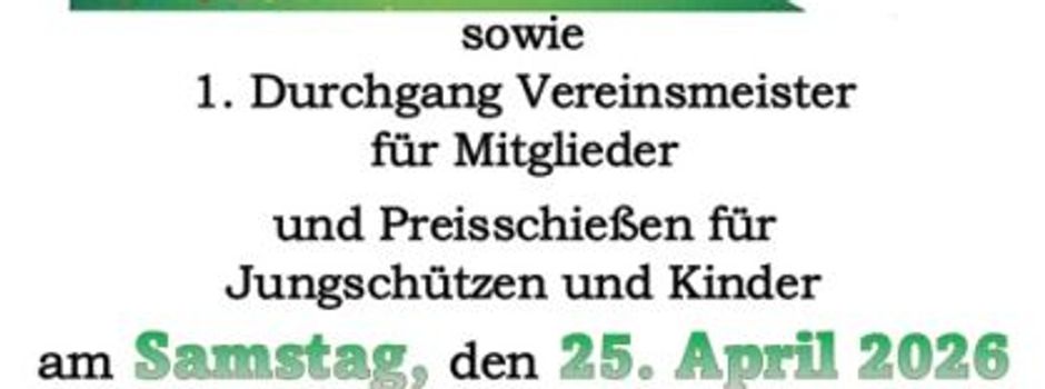 Eröffnungsschießen - Osten