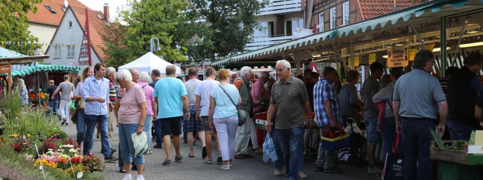Wochenmarkt weiter vor Ort
