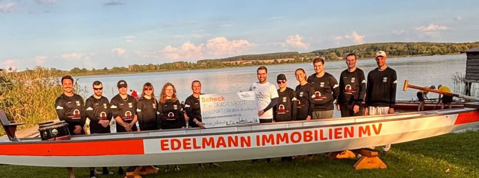 Neues 10er-Drachenboot für den SV Union Wesenberg