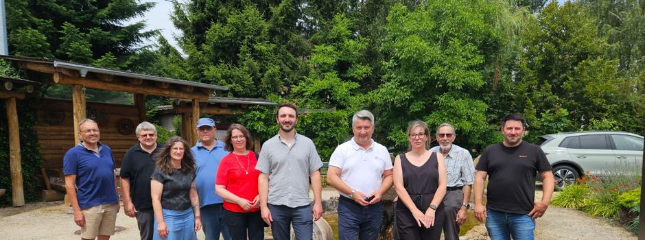 Landrat Kowalskis Besuch in Leisel