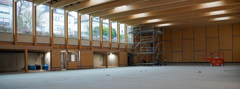 Turnstraße: Hallen-Neubau liegt im Zeit- und Kostenrahmen