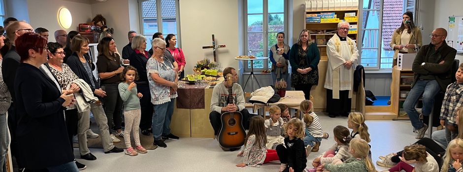 Einweihung der neuen „Wolkengruppe“ in der Katholischen Kindertagesstätte Stetten