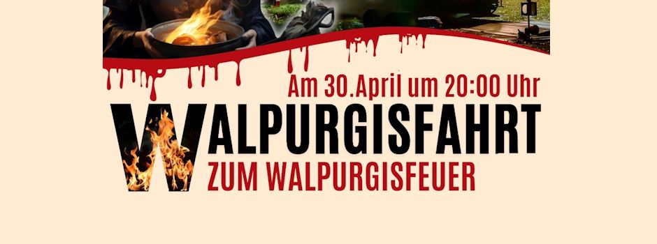 Walpurgisfahrt mit Hexentreiben im Mansfelder Land