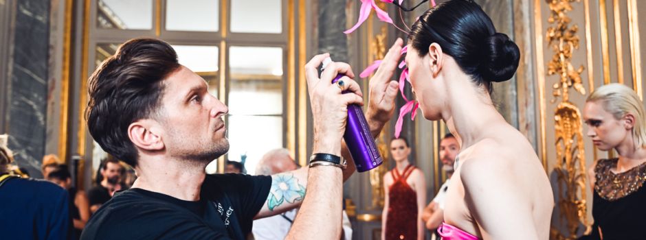 Wiesbadener Star-Friseur auf der Pariser Fashion-Show