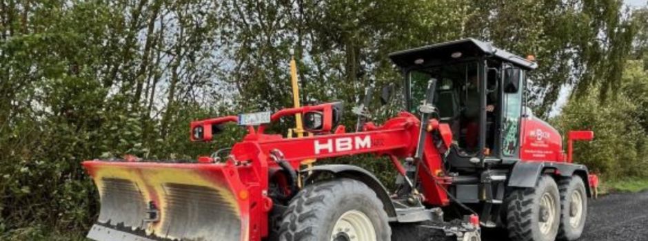 Sanierung von Wirtschaftswegen in Heiden gestartet