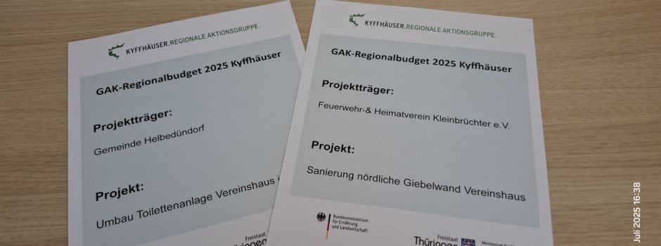 Gemeinde erhält Fördermittel