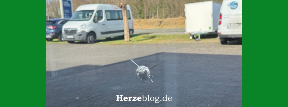 Schaufenster und Pkw in Herzebrock-Clarholz durch Geschoss beschädigt. Zeugen gesucht!