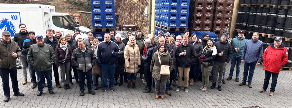 Massenrichter besichtigen Brauerei Winkler in Amberg