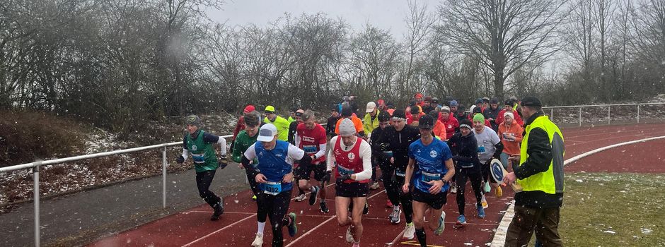 33. Volkslauf in Hessisch Lichtenau im Schneetreiben