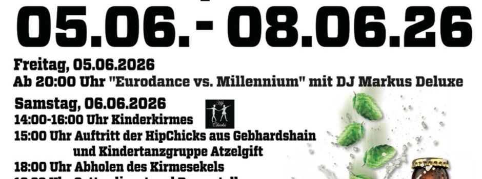 Einladung zur Atzelgifter Kirmes