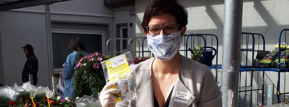 Rund 500 Stoffmasken kostenlos verteilt