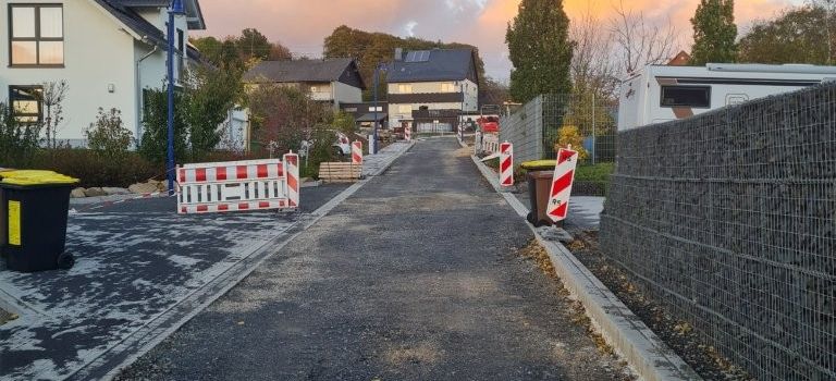 Schmidthahner Wies — Abschluss der Straßenbauarbeiten