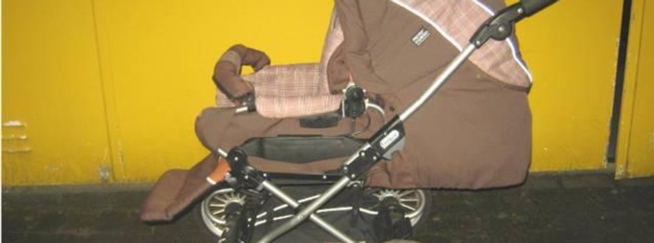 Mit einem präparierten Kinderwagen auf Diebestour - Wer hat Hinweise?