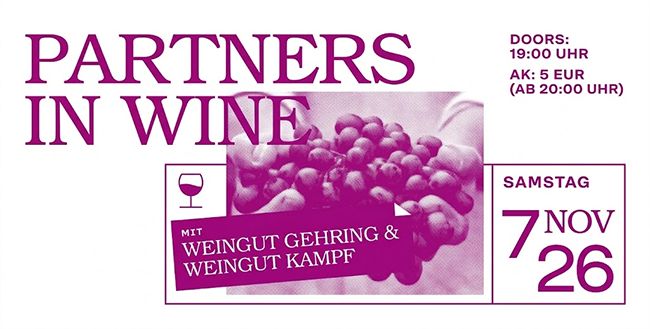 Wein, Musik und Streetfood: „Partners in Wine“ im Alten Postlager Mainz