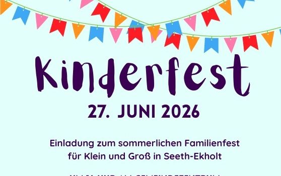 Kinderfest am 27.06. um 14:00 Uhr ☀️
