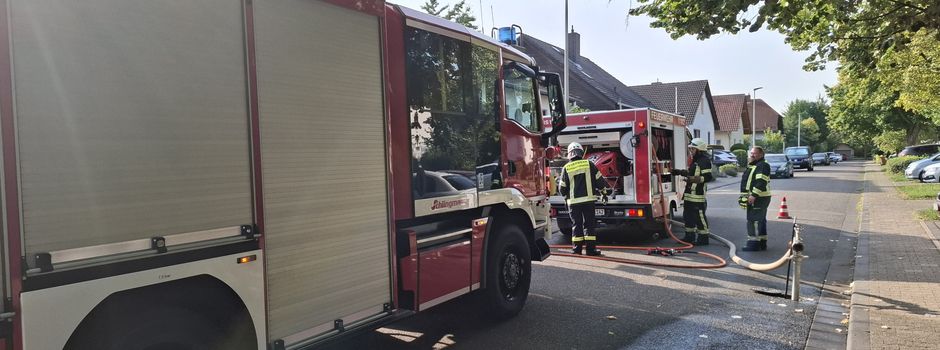 14.8.2025 Feuer am Fussweg: Blaisy-Bas-Strasse / zur Kita Arche Noah