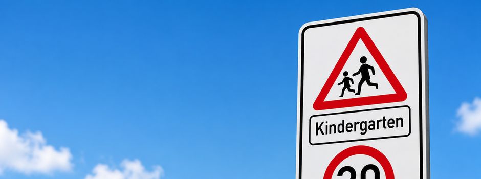 Tempo 30 vor dem Kindergarten
