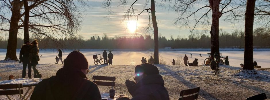Gefährlicher Spaß: Dürfen die gefrorenen Seen in Augsburg betreten werden?