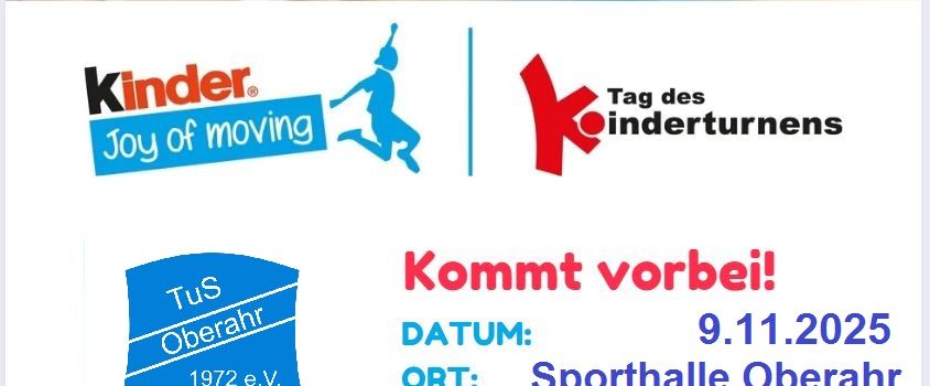 Kinder Joy of Moving - TuS Oberahr Tag des Kinderturnens