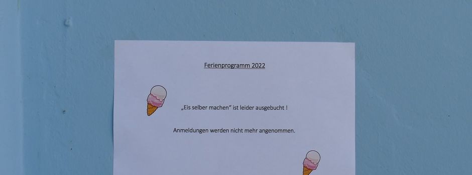 Ferienprogramm - erste Veranstaltungen ausgebucht!